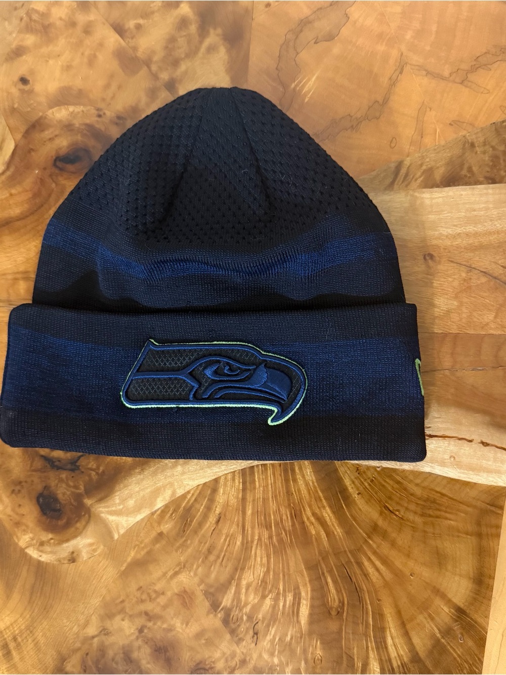 Seattle Seahawks New Era NFL 2021 On-Field Sideline Tech Beanie Hat Football